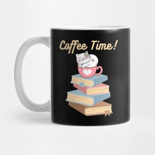 Coffee Time Cat Mug